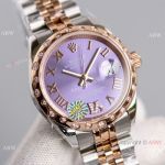 Swiss Copy Rolex Oyster Perpetual Datejust 31 Two Tone Rose Gold Jubilee Bracelet